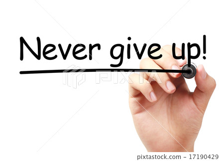 Never give up 17190429