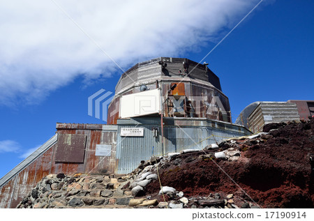 Mt. Fuji summit: Meteorological observatory 17190914