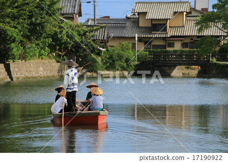 Donko Boat at Yanagawa. Donko Boat at Yanagawa. 17190922