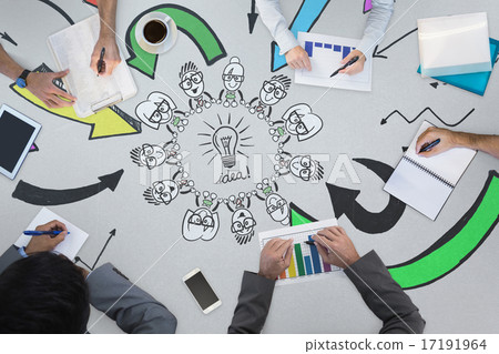 Composite image of business meeting 17191964