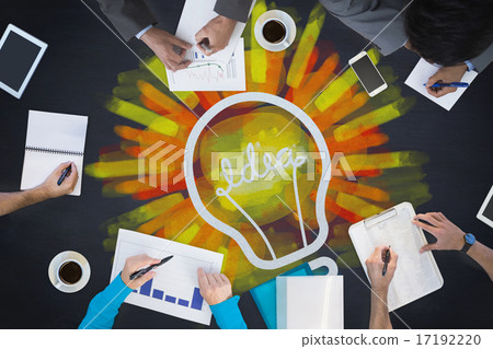 Composite image of business meeting Composite image of business meeting 17192220