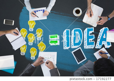 Composite image of business meeting Composite image of business meeting 17192277