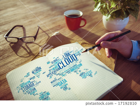 Link Cloud Computing Technology Data Information Concept 17192810