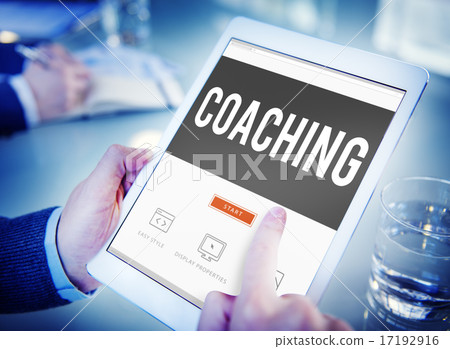 Coach Coaching Skills Teach Teaching Training... - Stock Photo ...
