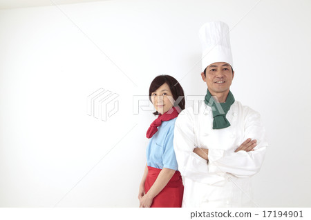 廚師和女服務員 廚師和女服務員 17194901