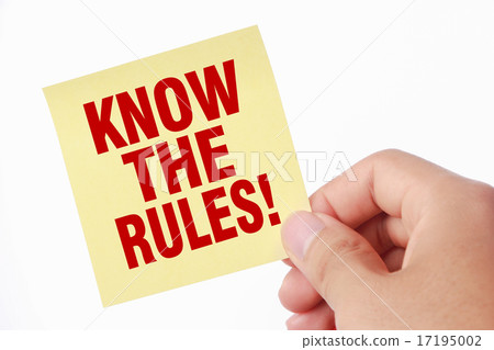 Know the rules Know the rules 17195002