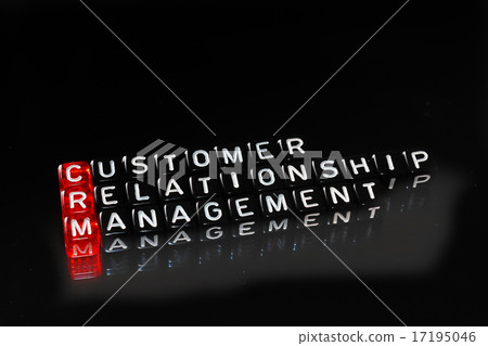 CRM Consumer Relationship Management black 17195046