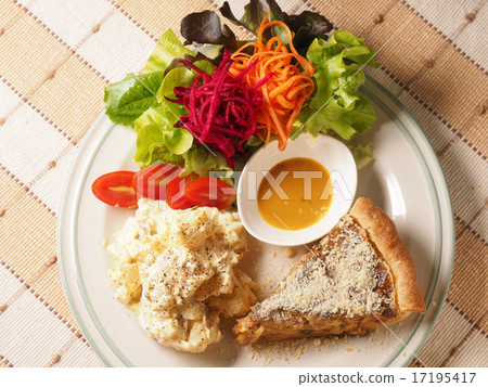 Caramelize Onion and bacon quiche 17195417