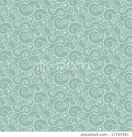 vector seamless pattern swirl wave background - Stock Illustration ...