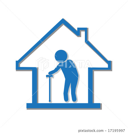 Nursing home symbol, illustration Nursing home symbol, illustration 17195997