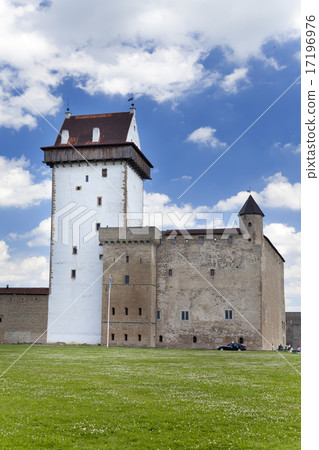 Estonia. Narva. Ancient fortress on border with Ru Estonia. Narva. Ancient fortress on border with Ru 17196976