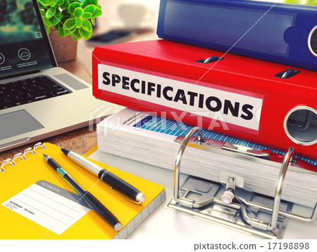 Specifications on Red Office Folder. Toned Image. Specifications on Red Office Folder. Toned Image. 17198898