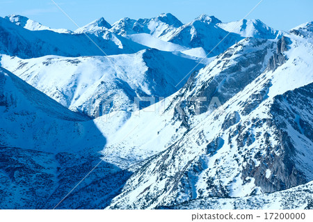 Kasprowy Wierch in the Western Tatras winter view. Kasprowy Wierch in the Western Tatras winter view. 17200000
