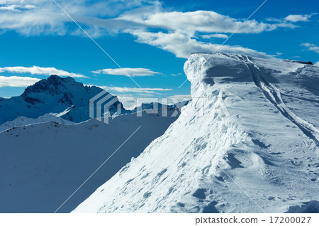 Silvretta Alps winter view (Austria). Silvretta Alps winter view (Austria). 17200027