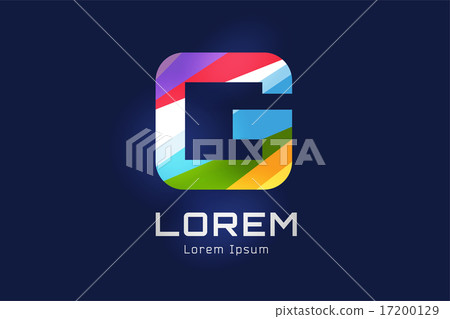 Vector globe abstract logo template. Circle... - Stock Illustration ...