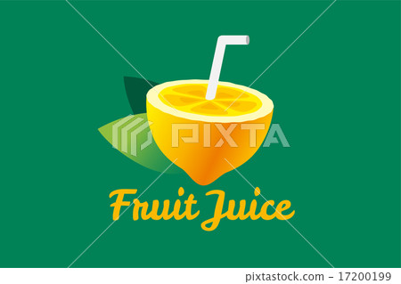 Lime or lemon fruit slice. Lemonade juice logo... - Stock Illustration ...