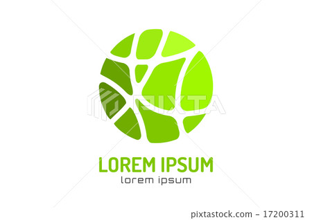Abstract earth logo. Globe logo icon-插圖素材 [17200311] - PIXTA圖庫