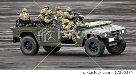 High mobility vehicle that runs with crew members High mobility vehicle that runs with crew members 17200374