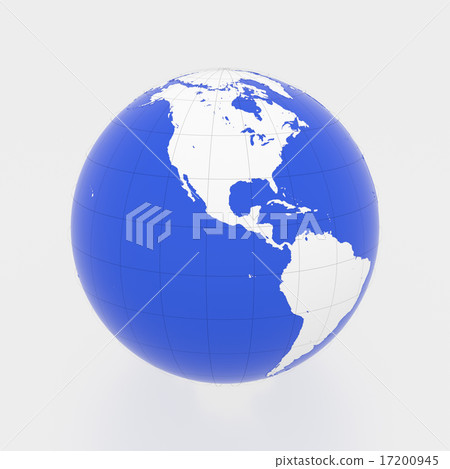 Illustration of the Earth (Americas) 17200945