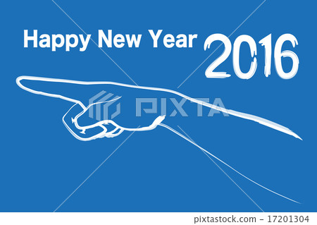 Pointing New Year's Test Experience _ Back Bird _ White Finger _ with English Year Pointing New Year's Test Experience _ Back Bird _ White Finger _ with English Year 17201304