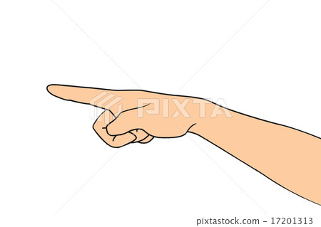 Aim finger _ b - Stock Illustration [17201313] - PIXTA