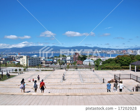 viewpoint to see the bay at Motomachi in Hakodate, viewpoint to see the bay at Motomachi in Hakodate, 17202028