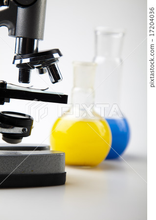 Atom, Molecules model, Laboratory glassware 17204036