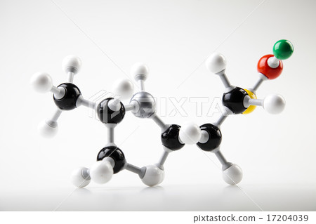 Molecular construction, bright modern chemical  17204039