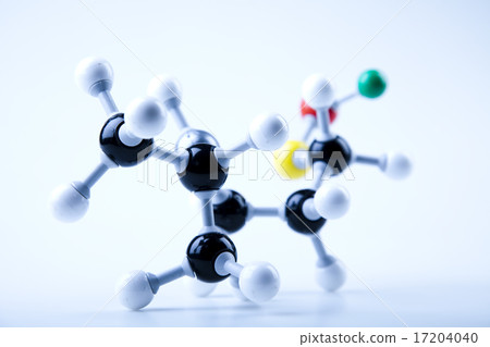 Molecular construction, bright modern chemical  17204040