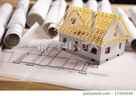 Architecture plan, natural colorful tone Architecture plan, natural colorful tone 17204349