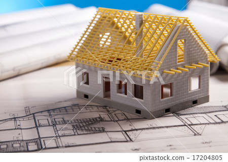 House blueprints, natural colorful tone House blueprints, natural colorful tone 17204805