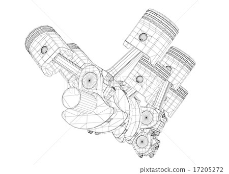 Pistons, V8 engine 17205272