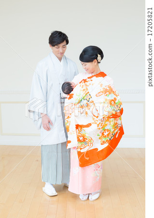 shrine visit, first shrine visit, kimono 17205821