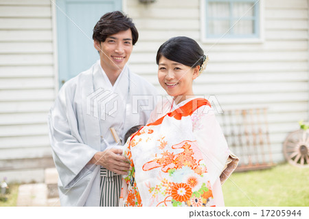 shrine visit, first shrine visit, kimono 17205944
