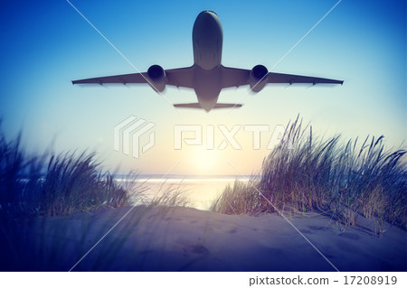 Airplane Travel Destination Outdoors Concept 17208919