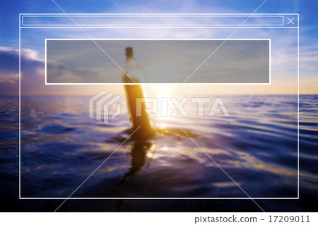 Copy Space Frame Summer Vacation Holiday Concept 17209011