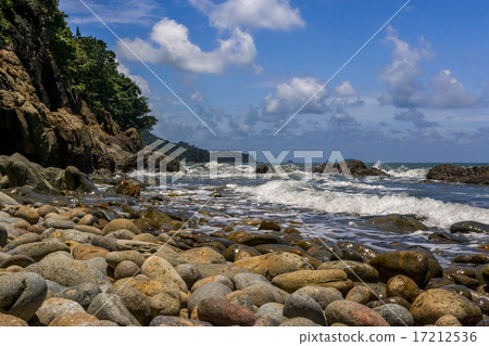 stony coast on Koh Chang Thailand 17212536