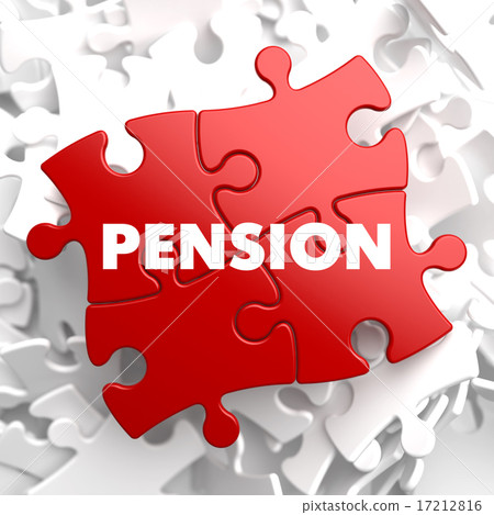 Pension on Red Puzzle. 17212816
