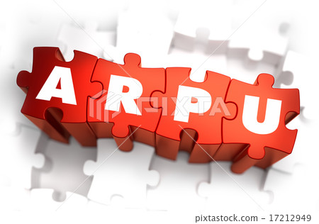ARPU - Text on Red Puzzles.-插圖素材 [17212949] - PIXTA圖庫