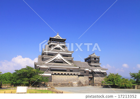 八月熊本熊本城堡·城堡塔 17213352