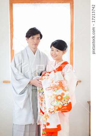 shrine visit, first shrine visit, kimono 17213742