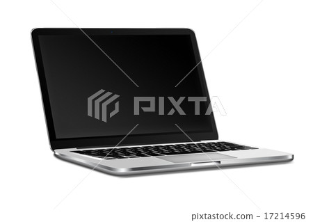 Laptop with black screen. 17214596