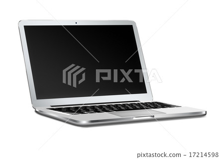 Laptop with black screen. 17214598