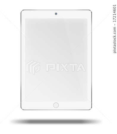 Realistic tablet computer with blank screen. 17214601