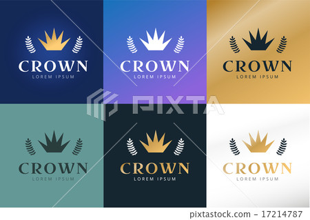 Crown abstract logo vector template. - Stock Illustration [17214787 ...