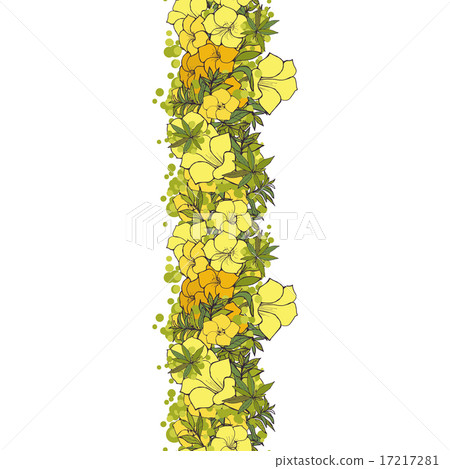 seamless background yellow exotic flowers seamless background yellow exotic flowers 17217281