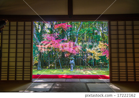 Kyoto Daitokuji Takarajosan Looking at the autumn leaves from the interior 17222162