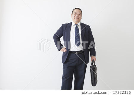 Middle-aged man wearing a suit 17222336
