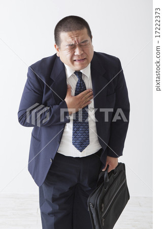 Middle-aged man wearing a suit Middle-aged man wearing a suit 17222373