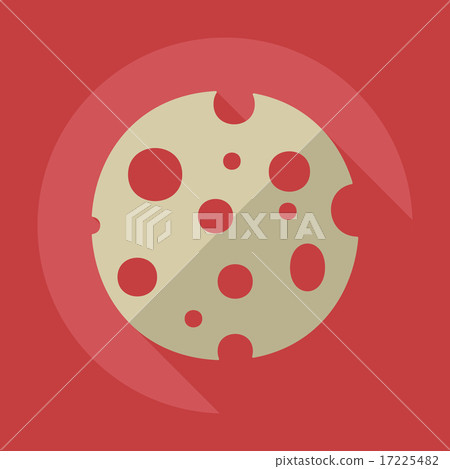 Flat modern design with shadow icons cheese 17225482